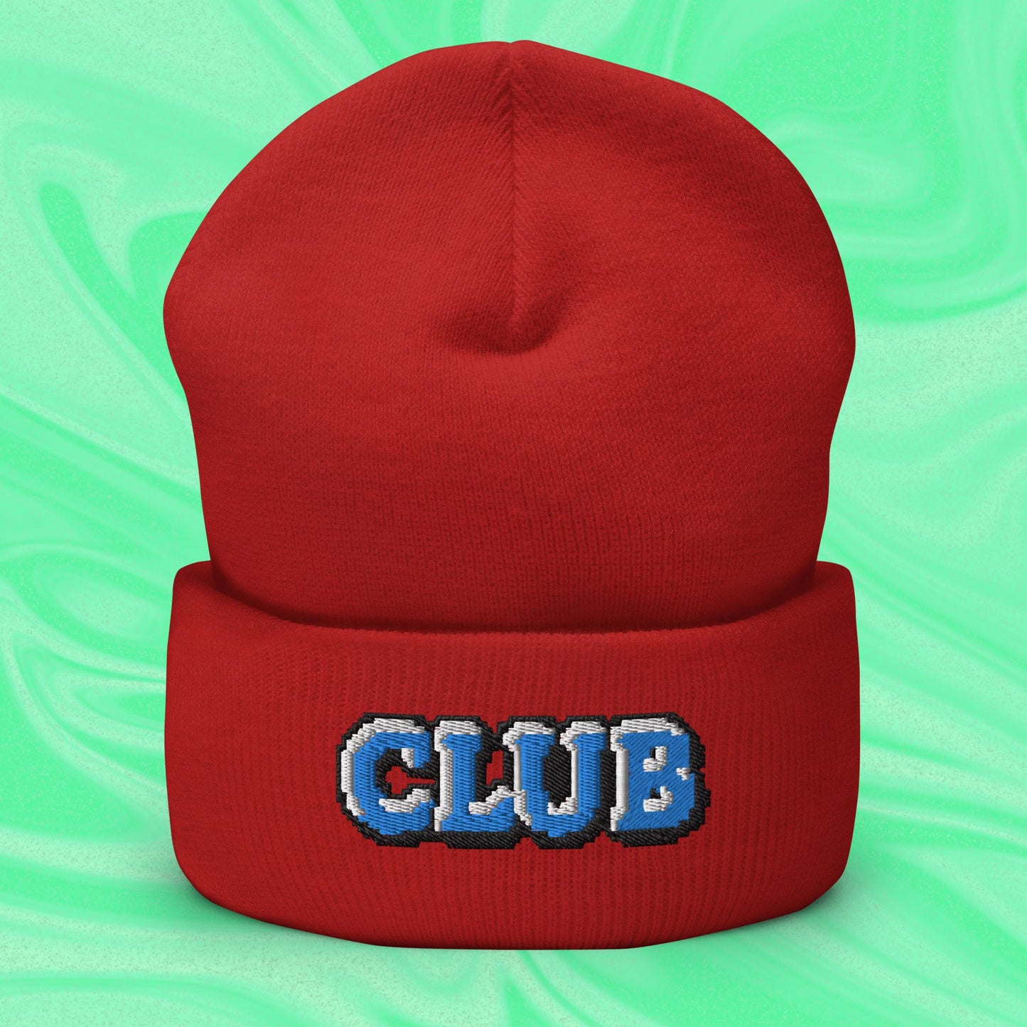 BCC PIXEL "CLUB" BLUE BEANIE