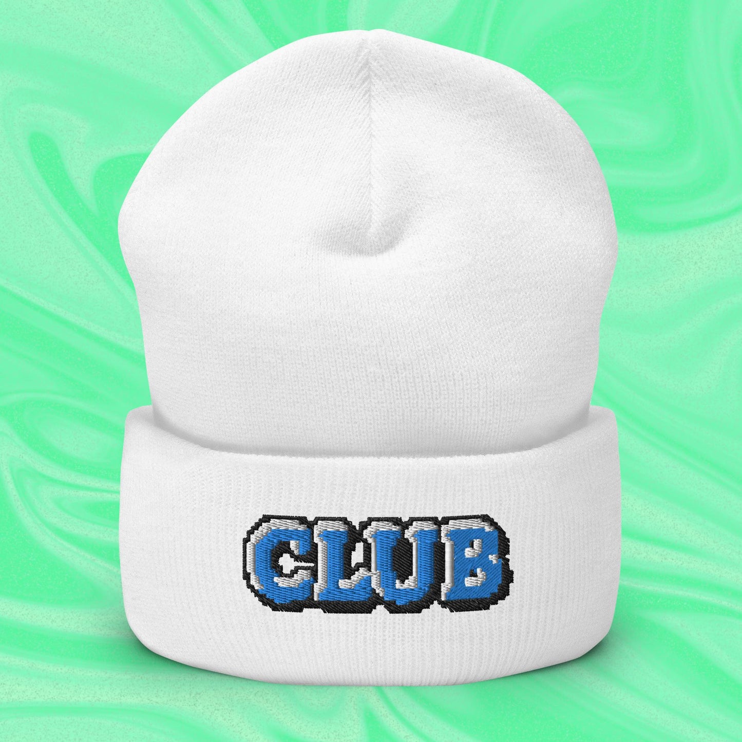 BCC PIXEL "CLUB" BLUE BEANIE